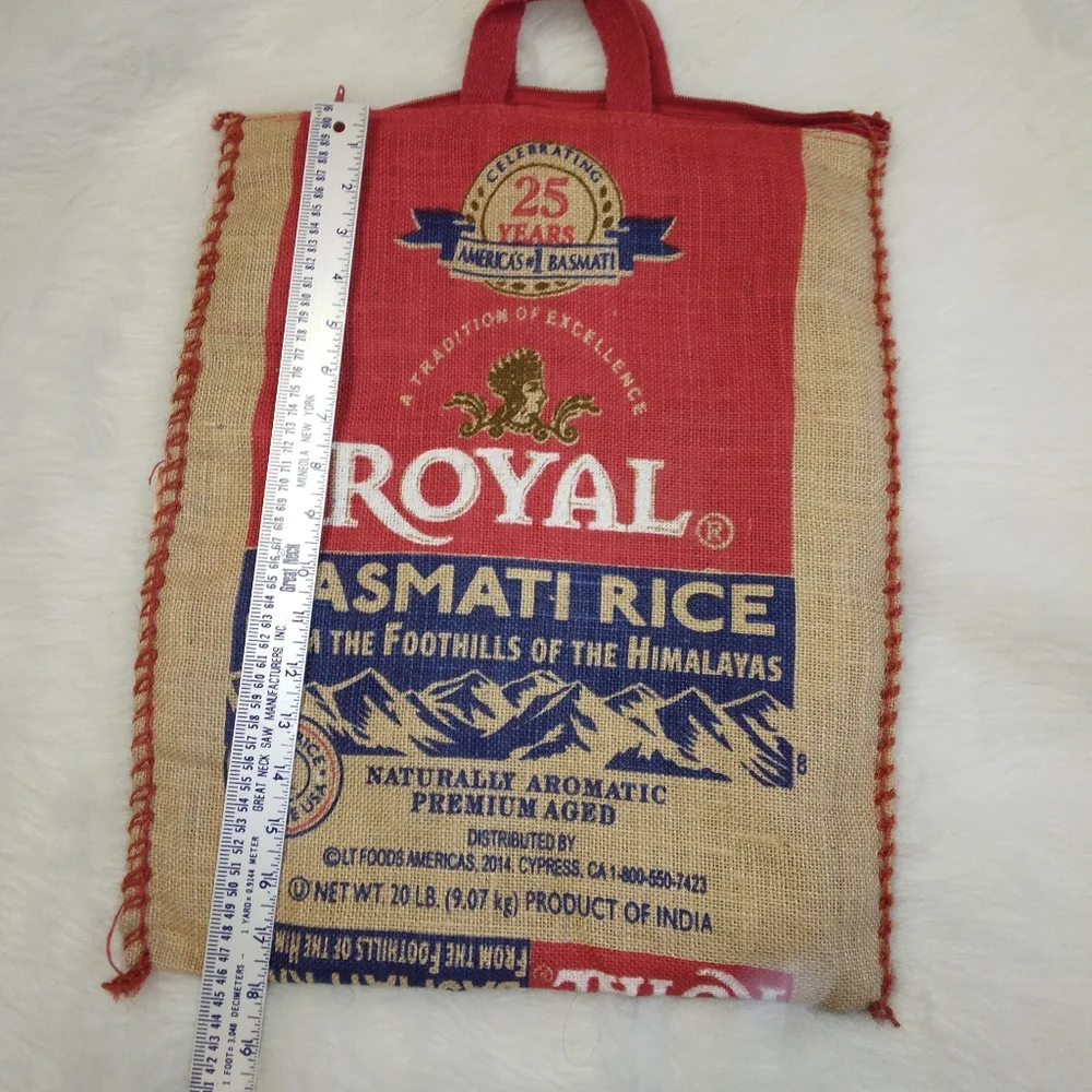 RECLAIMED Burlap Rice Bag for crafting